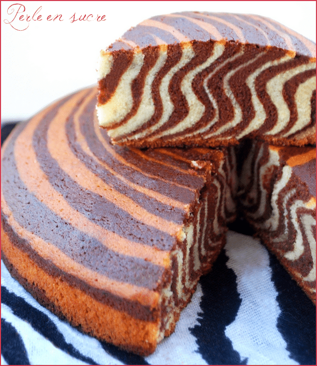 Gâteau tigré, zébré ou encore le zebra cake
