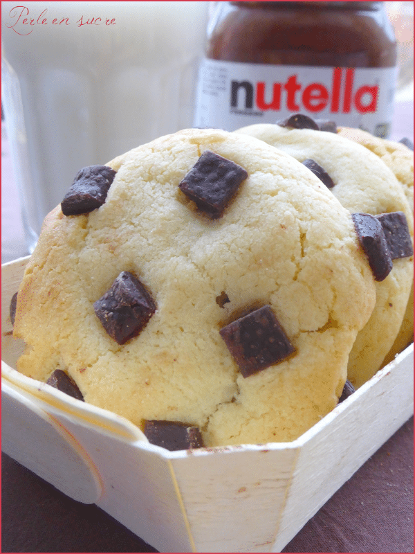 Cookies coeur fondant Nutella
