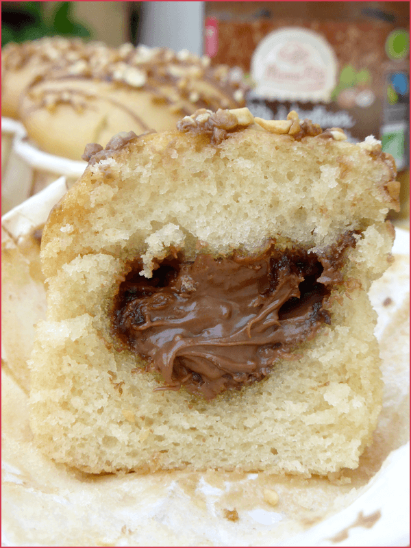 Muffins coeur chocolat noisette vegan (sans oeufs, sans lait, sans beurre)