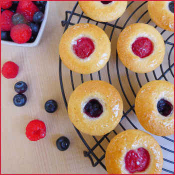 Financiers vegan (sans oeufs, sans beurre)