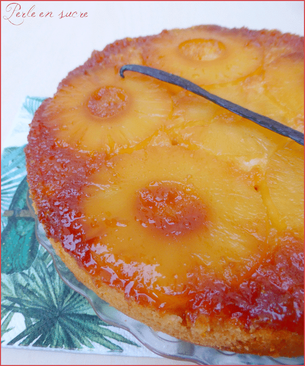 gâteau ananas caramélisé