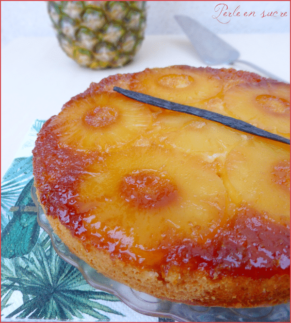 gâteau renversé ananas vegan