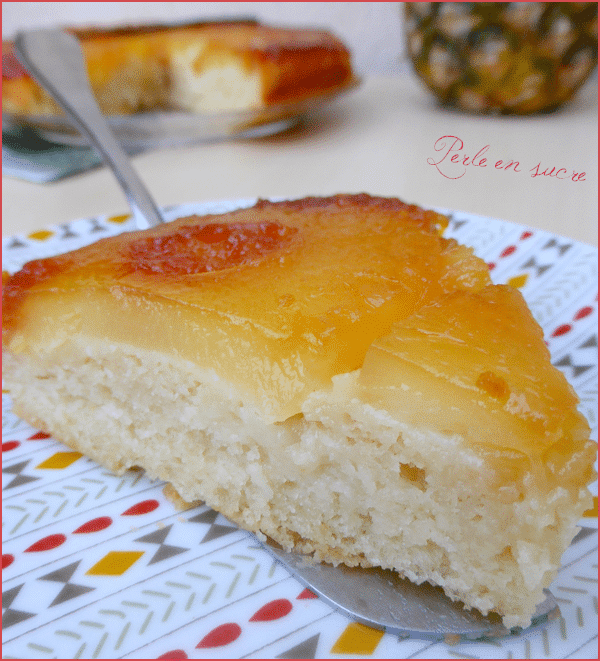 gâteau renversé ananas