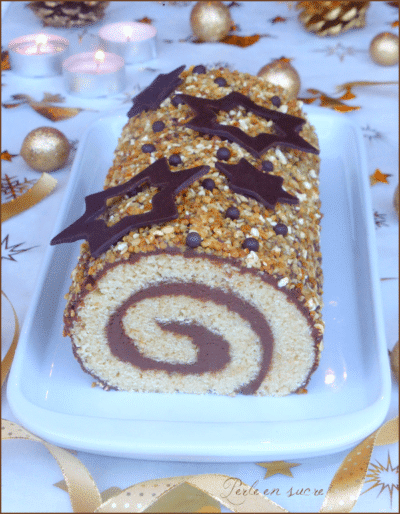 Bûche roulée chocolat