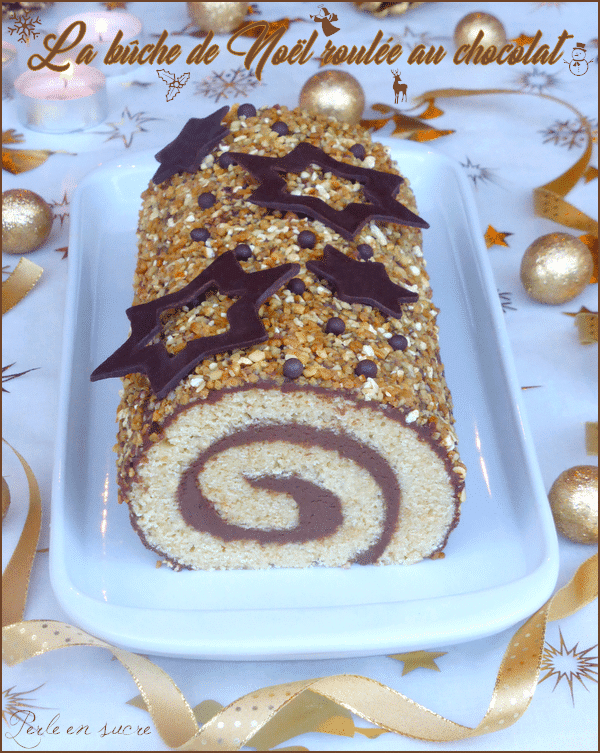Bûche roulée chocolat vegan