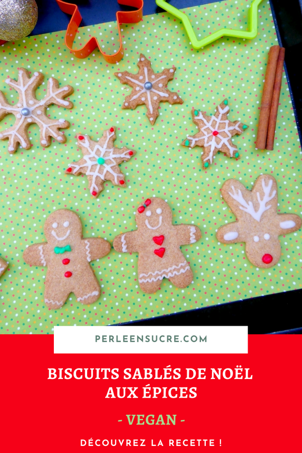 Biscuits sablés de Noël aux épices {vegan}