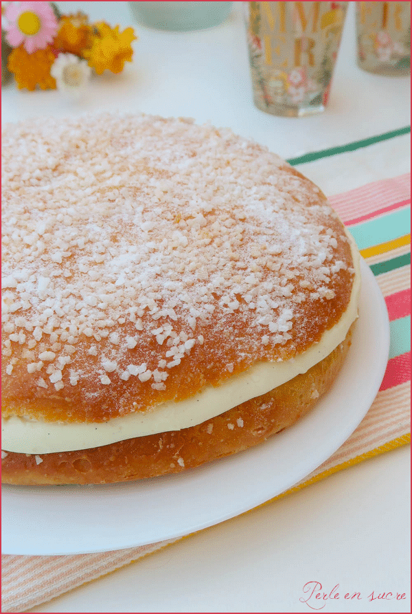 Brioche à la crème vegan