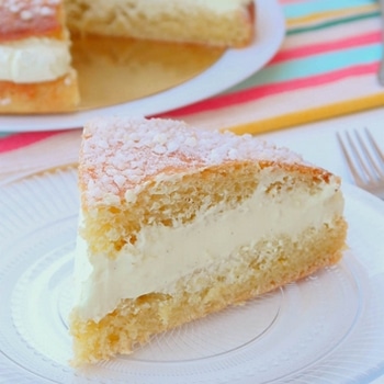 Tarte tropézienne ou brioche à la crème vegan pinterest
