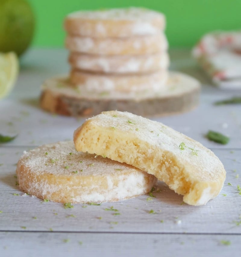 Biscuits sablés fondants au citron vert de Martha Stewart