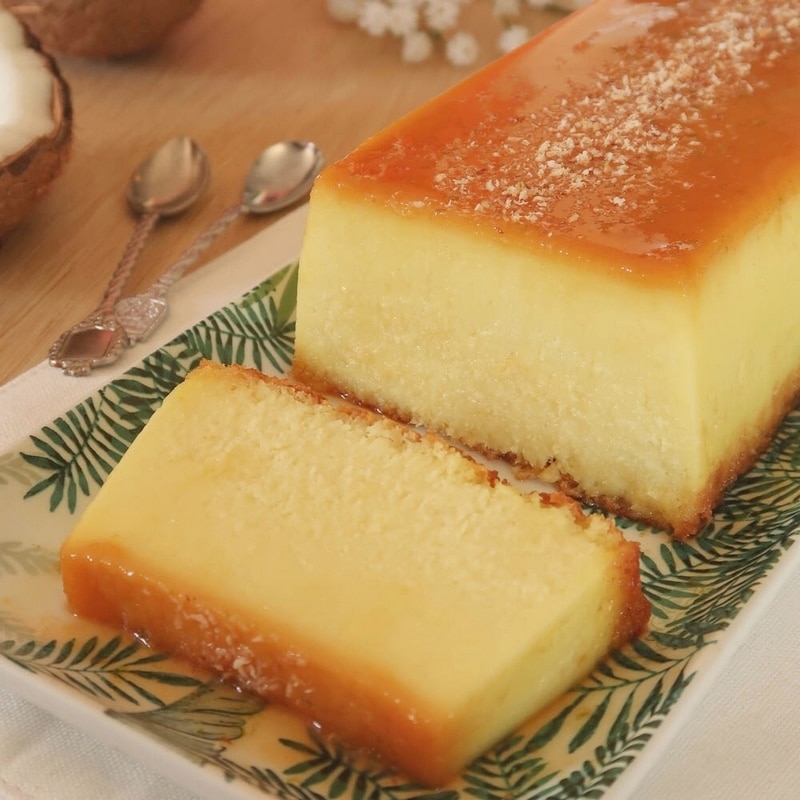 Flan coco (ou flan Antillais) sans oeufs vegan