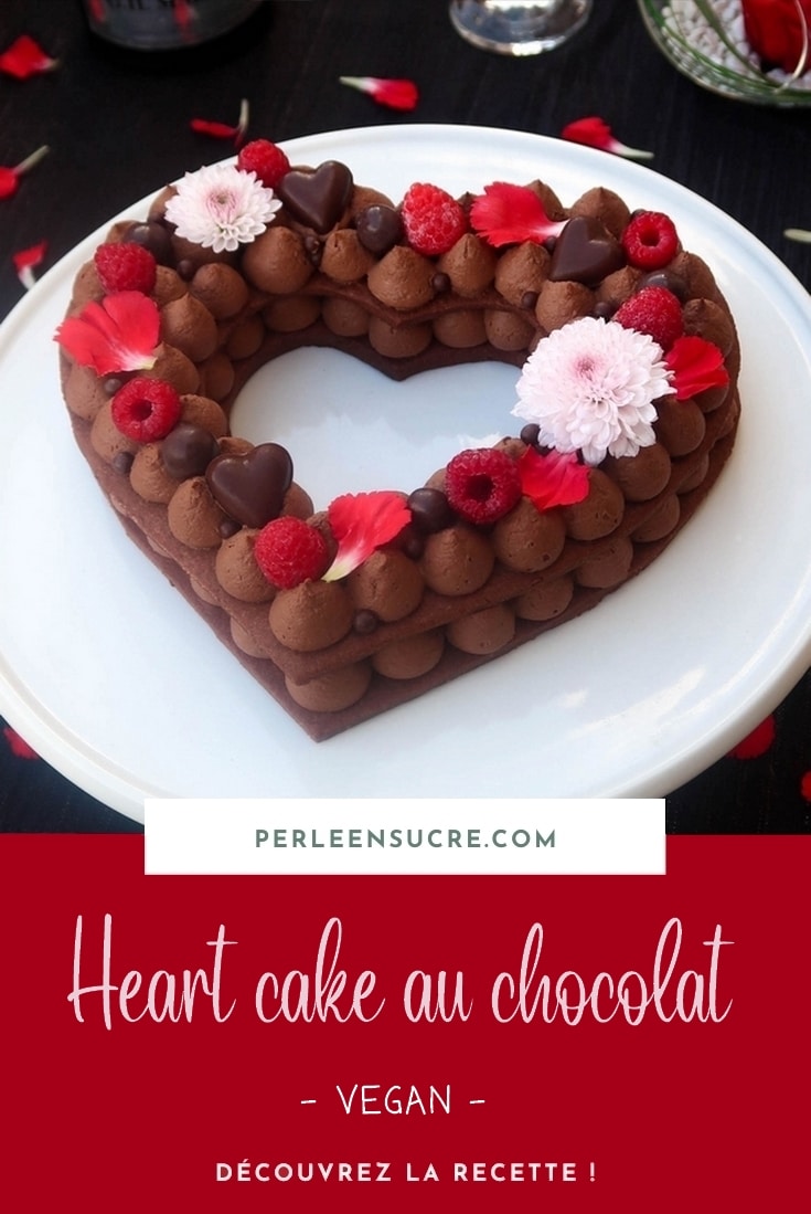 Heart Cake / Gâteau Coeur au chocolat {Saint-Valentin}