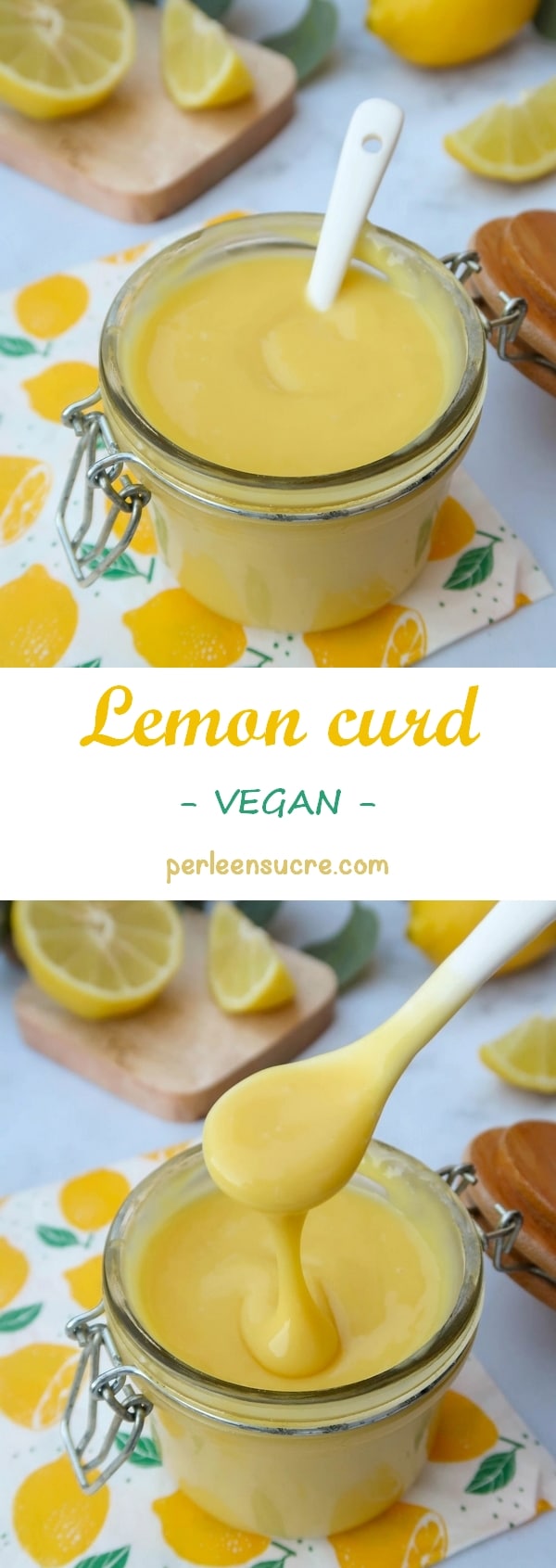 Lemon curd ou crème au citron {vegan}