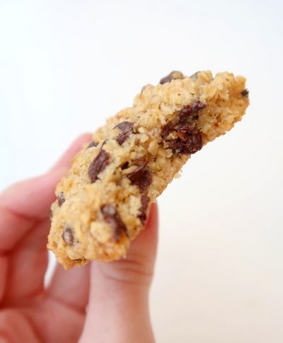 Cookies aux flocons d'avoine et au chocolat (sans gluten, vegan) - Recettes  végétariennes faciles - On mange quoi Violette