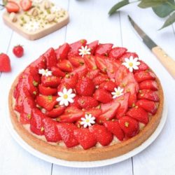 tarte fraise amande