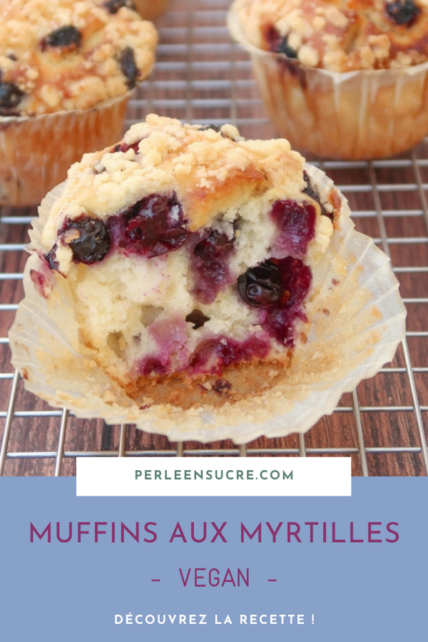 Muffins aux myrtilles {vegan}