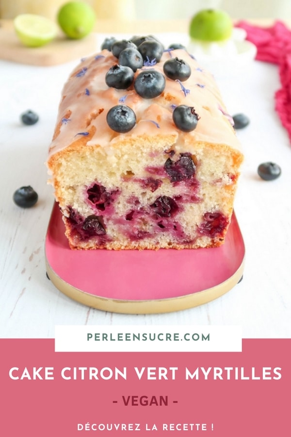 cake citron vert myrtille vegan pinterest