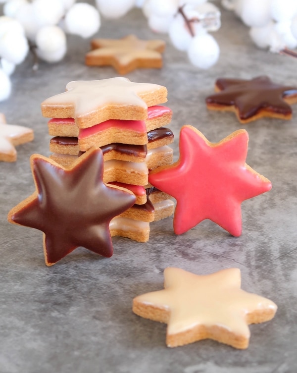 étoiles Noël glacées