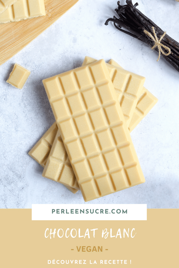 chocolat blanc vegan PINTEREST