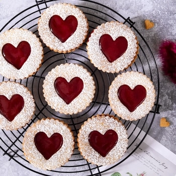 biscuit coeur confiture saint-valentin UNE