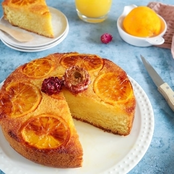 Gateau a l'orange vegan UNE