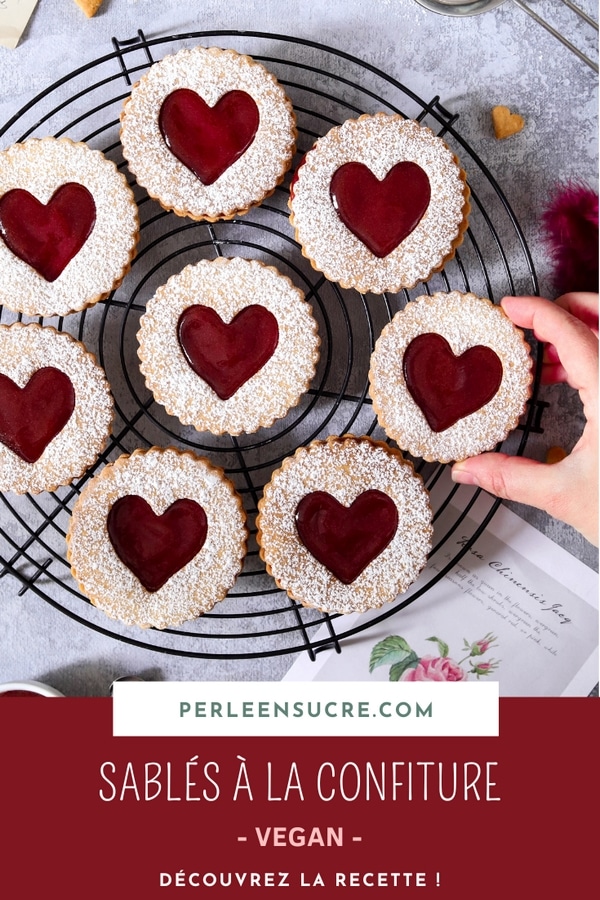 Sablé confiture vegan PINTEREST