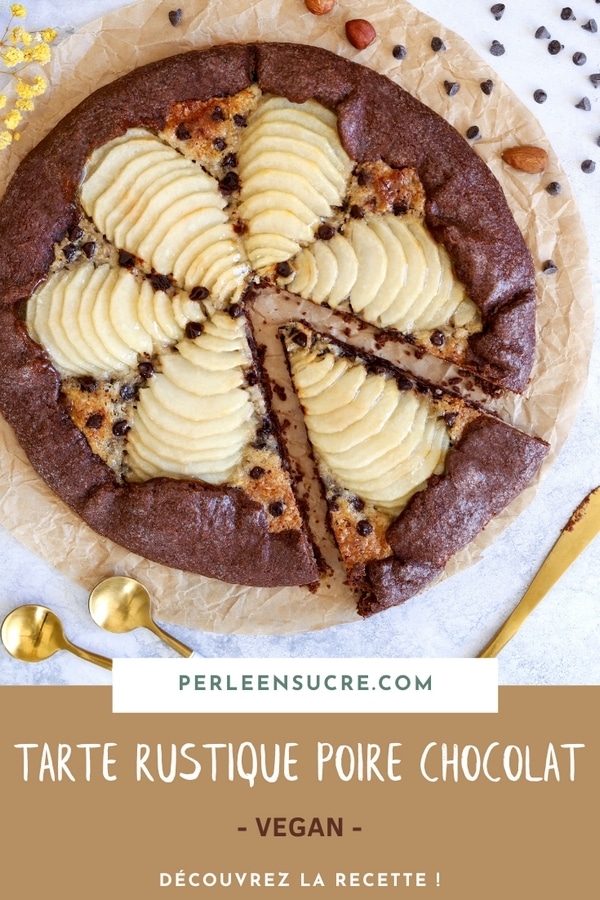 tarte rustique poire chocolat PINTEREST