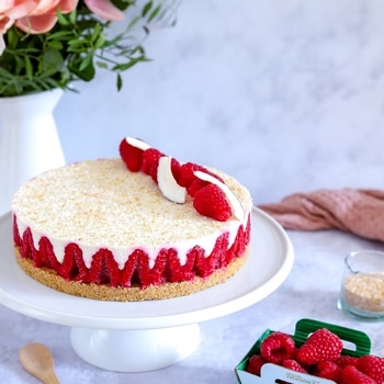 Cheesecake framboise coco