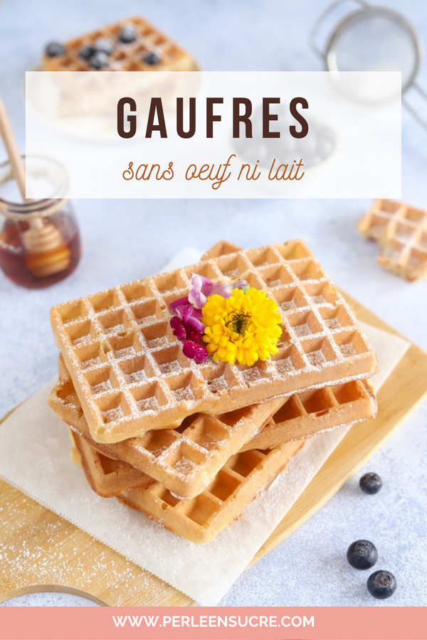 Gaufre vegan pinterest