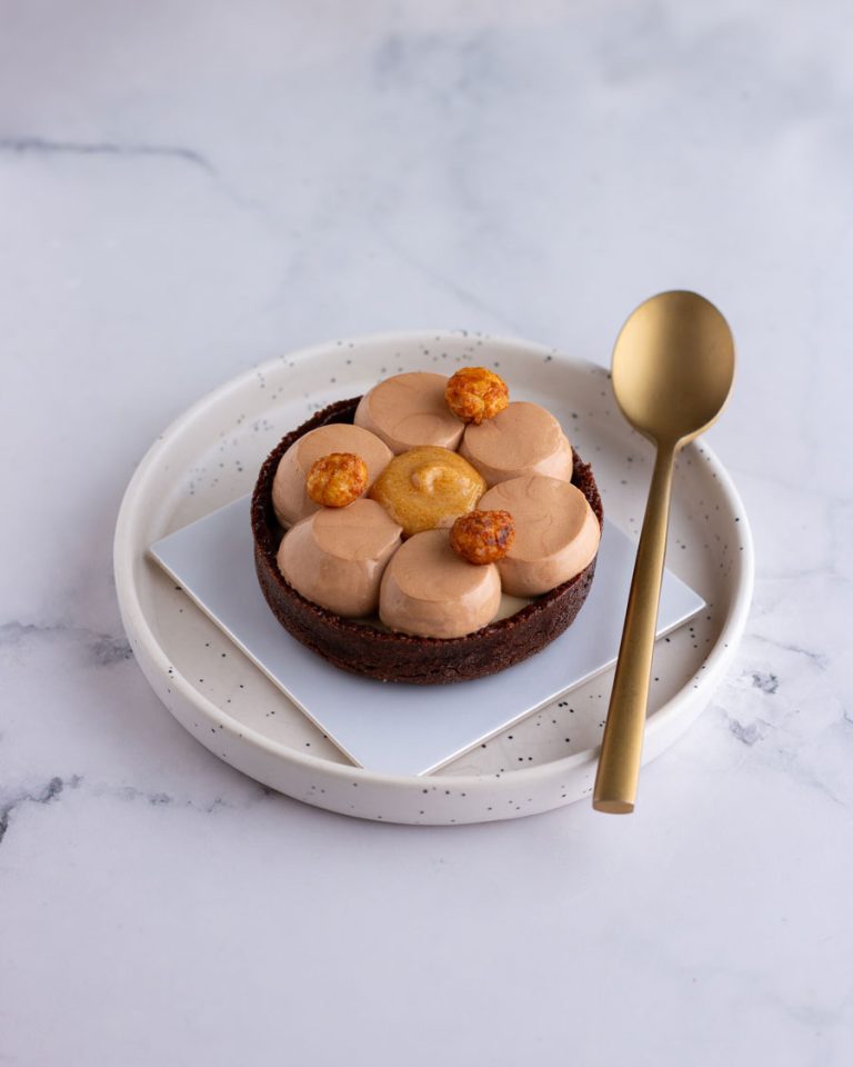 krak huete cacao caramel cacahuete - patisserie vegan